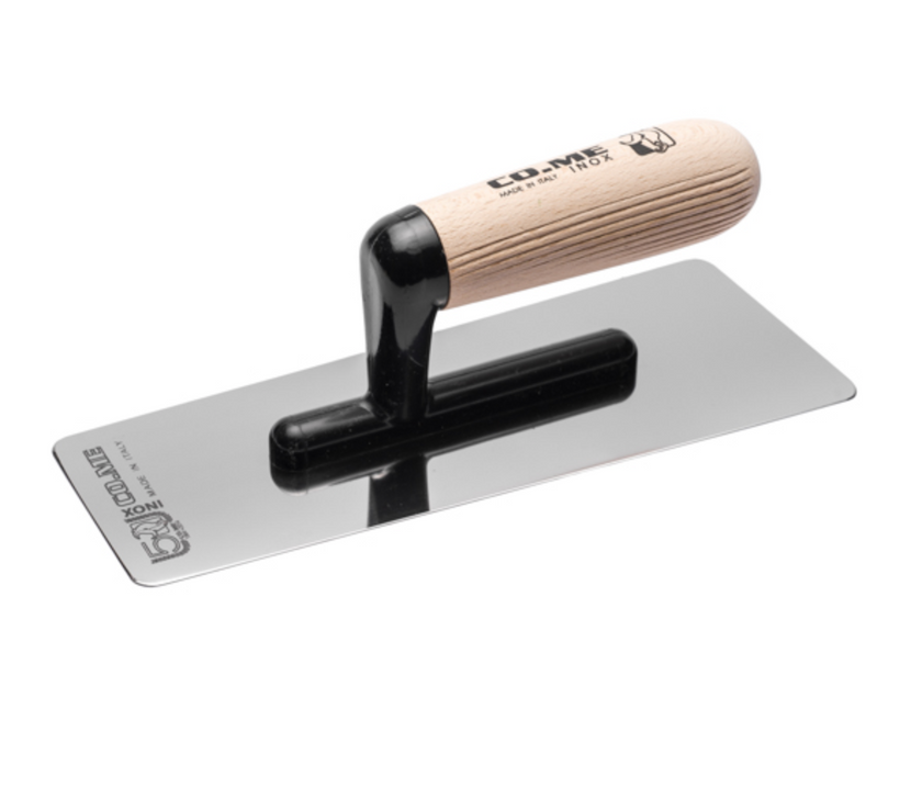 310LU Stainless steel, mirror-polished  wood handle (Non-Bevel Edge) 3 sizes available