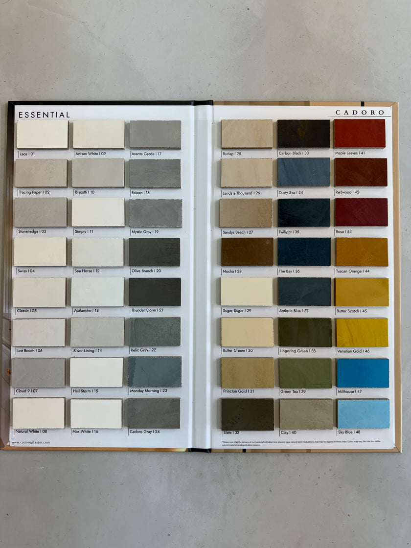 Essential Book 1 color chart