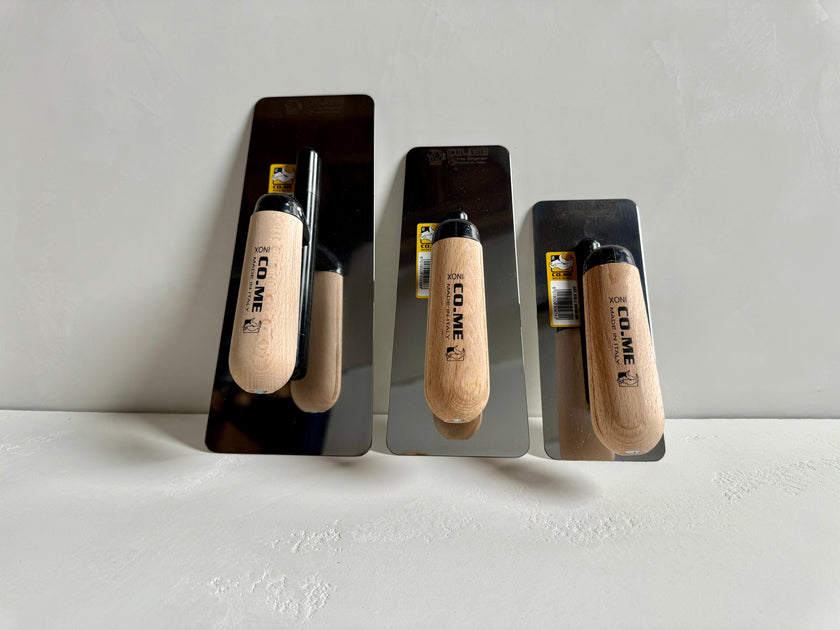 310LU Stainless steel, mirror-polished  wood handle (Non-Bevel Edge) 3 sizes available