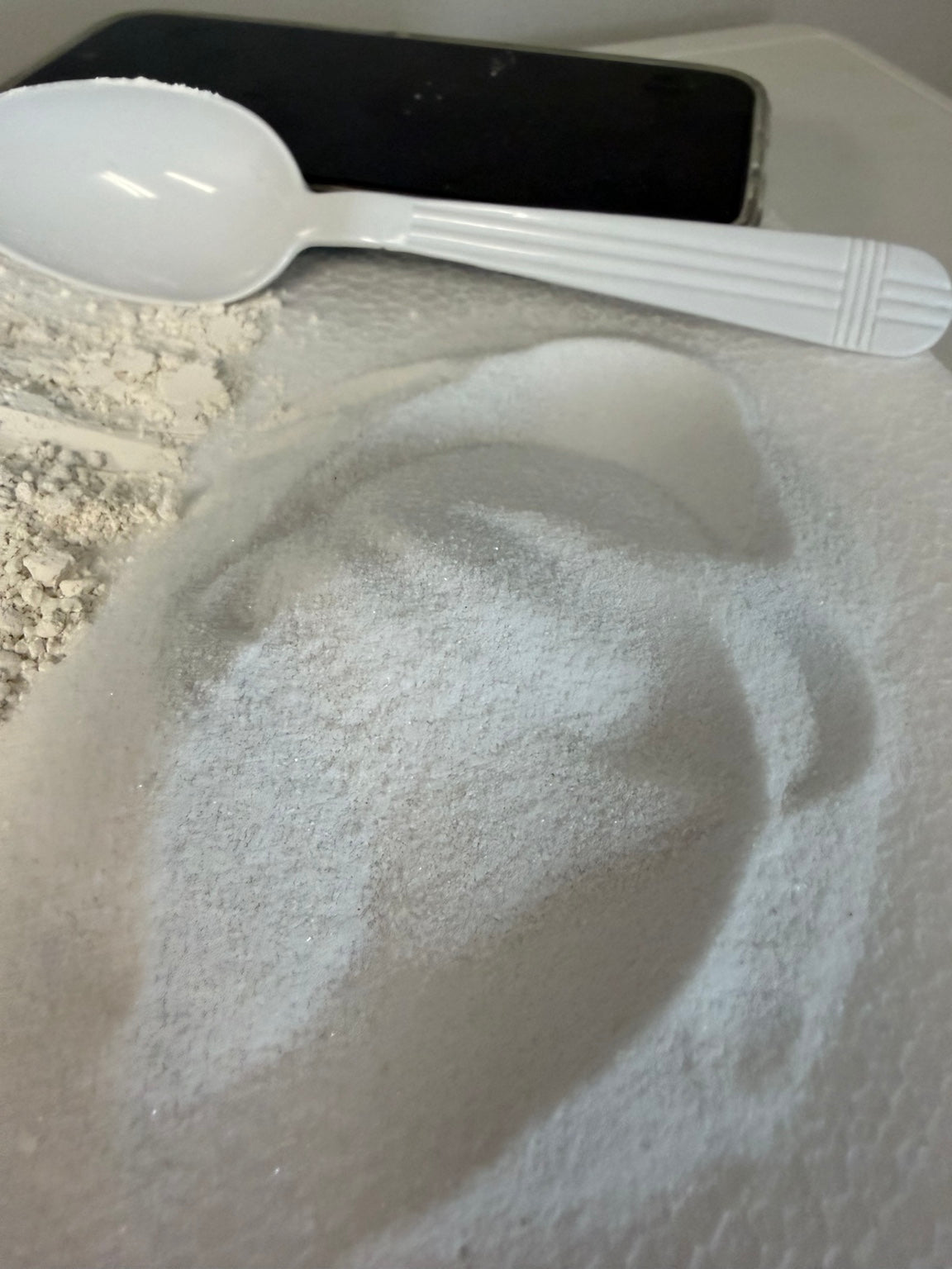 Cadoro Marble Powder Additive texture and grain comparison